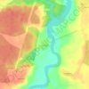 Топографическая карта Сторожево, высота, рельеф