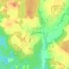 Топографическая карта Подвязново, высота, рельеф