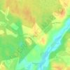 Топографическая карта Яковищи, высота, рельеф