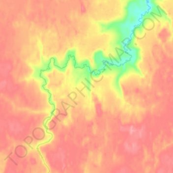 Топографическая карта Валгина, высота, рельеф