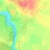 Топографическая карта Шиботово, высота, рельеф