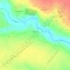 Топографическая карта Заречье, высота, рельеф