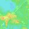 Топографическая карта Беломорье, высота, рельеф