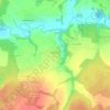 Топографическая карта Кореньки, высота, рельеф
