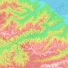 Топографическая карта Утулик, высота, рельеф