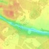Топографическая карта Жуково, высота, рельеф
