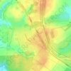 Топографическая карта Турлатово, высота, рельеф