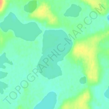 Топографическая карта Хромовое, высота, рельеф