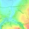 Топографическая карта Дятлино, высота, рельеф