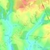 Топографическая карта Иевлево, высота, рельеф