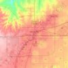 Топографическая карта Amarillo, высота, рельеф