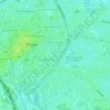 Топографическая карта Coupure, высота, рельеф
