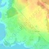 Топографическая карта Горетово, высота, рельеф