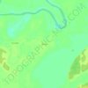 Топографическая карта Узлова, высота, рельеф