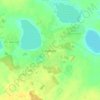 Топографическая карта Глубокое, высота, рельеф