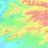 Топографическая карта Miles Glacier, высота, рельеф
