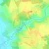 Топографическая карта Деревянка, высота, рельеф