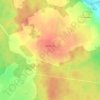Топографическая карта Ефимоново, высота, рельеф