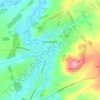 Топографическая карта Целинное, высота, рельеф