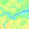 Топографическая карта Sungai Kampar, высота, рельеф