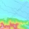 Топографическая карта Урейск, высота, рельеф