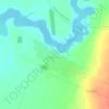 Топографическая карта Горяиновка, высота, рельеф