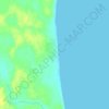 Топографическая карта Тамбей, высота, рельеф