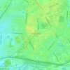 Топографическая карта Ждановский пруд, высота, рельеф
