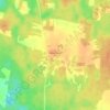 Топографическая карта Овсянниково, высота, рельеф