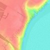 Топографическая карта Червоный Маяк, высота, рельеф