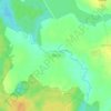 Топографическая карта Ильино, высота, рельеф