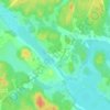 Топографическая карта Севастьяново, высота, рельеф