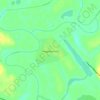 Топографическая карта Андрюшкино, высота, рельеф