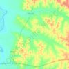 Топографическая карта Sanga da Areia, высота, рельеф