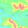 Топографическая карта Тоора-Хем, высота, рельеф
