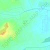 Топографическая карта Дожва, высота, рельеф