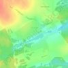 Топографическая карта Лазарево, высота, рельеф