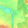 Топографическая карта Ровное, высота, рельеф