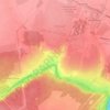 Топографическая карта Кодинка, высота, рельеф