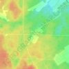 Топографическая карта Зубово-Полянский лесоучасток, высота, рельеф