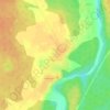 Топографическая карта Ильинское, высота, рельеф