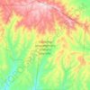 Топографическая карта Каратауский заповедник, высота, рельеф