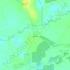 Топографическая карта Бурцево, высота, рельеф
