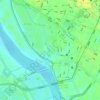 Топографическая карта 五堡公园, высота, рельеф