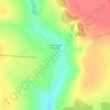 Топографическая карта Покровская Варежка, высота, рельеф