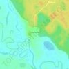 Топографическая карта Малые Акияры, высота, рельеф