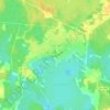 Топографическая карта Бологово, высота, рельеф