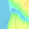 Топографическая карта Волонга, высота, рельеф