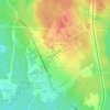 Топографическая карта Мстихино, высота, рельеф