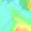 Топографическая карта Верхняя Теча, высота, рельеф